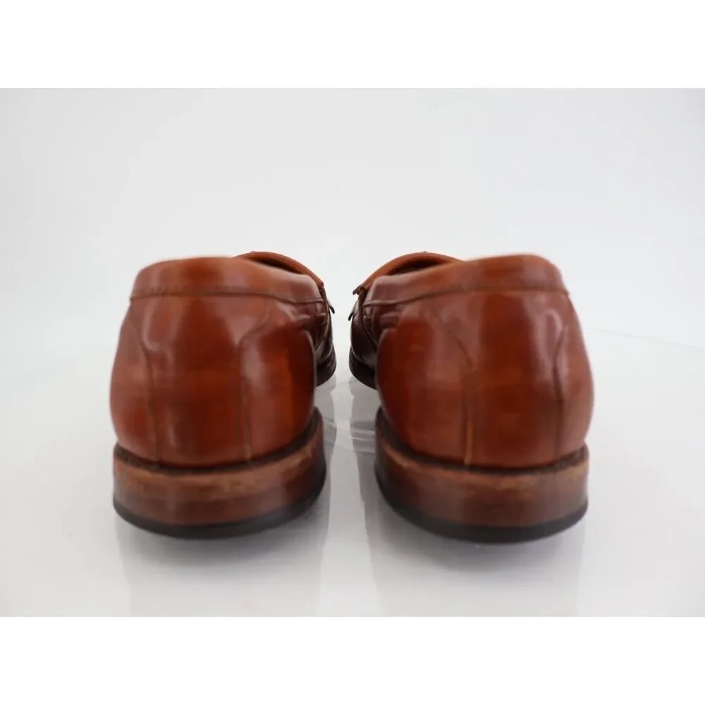 Allen Edmonds Men's Cody Tassel Loafer Size 11 D Brown Leather Slip On Shoe